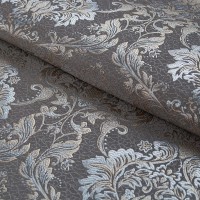 FLORA damask grey -  